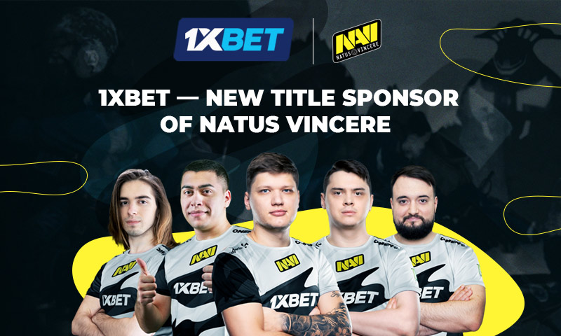 1xbet NAVI sponsorship deal