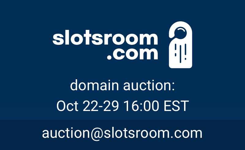 slotsroom domain auction sedo
