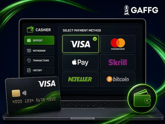 Open the Cashier and Select Visa