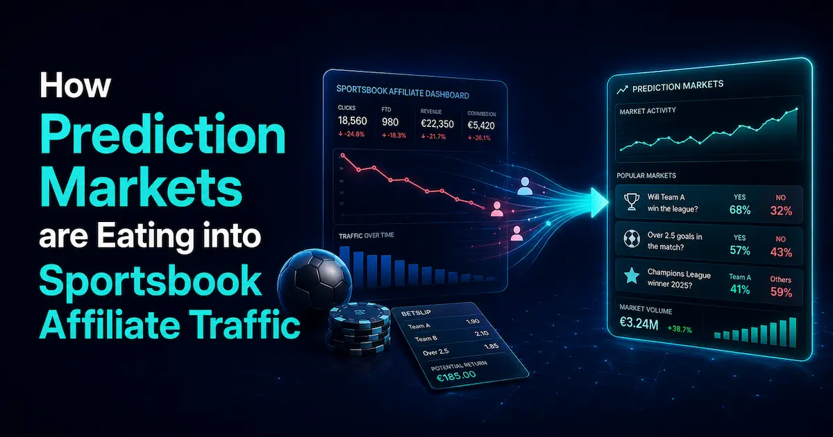 How Prediction Markets are Eating into Sportsbook Affiliate Traffic