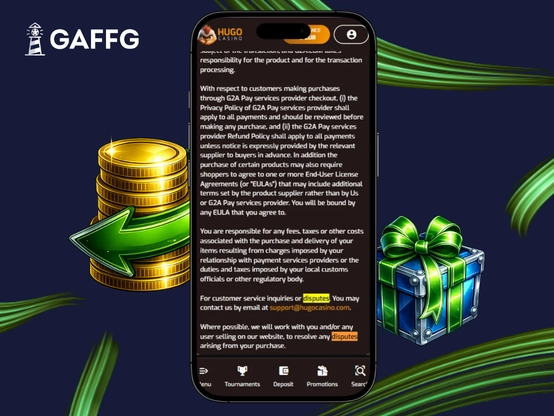 Check the ADR provider in the T&Cs