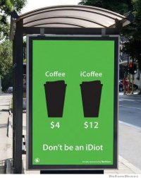 apple idiot icoffee